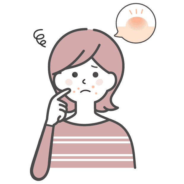 にきびイメージ